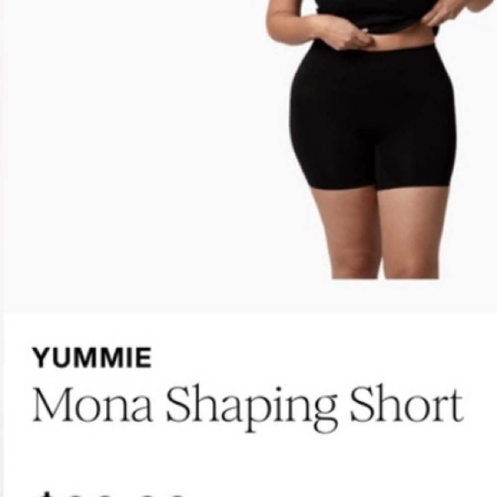 Yummie Black Shaping Bike Shorts